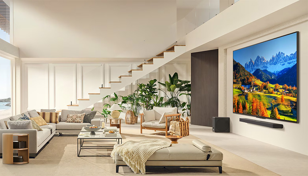 Tivi LG QNED evo AI MiniLED 86 Inch 86QNED9MASA không dây gọn gàng và thời thượng