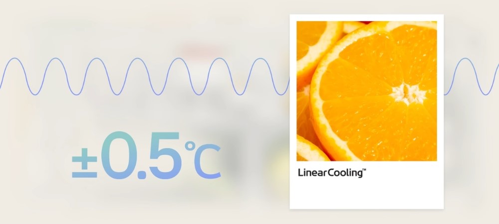 Công nghệ LinearCooling trên tủ lạnh LG LFD58BLMAI
