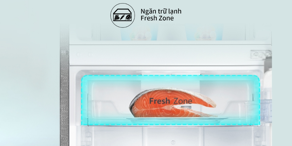 Ngăn Fresh Zone trong tủ lạnh Hisense