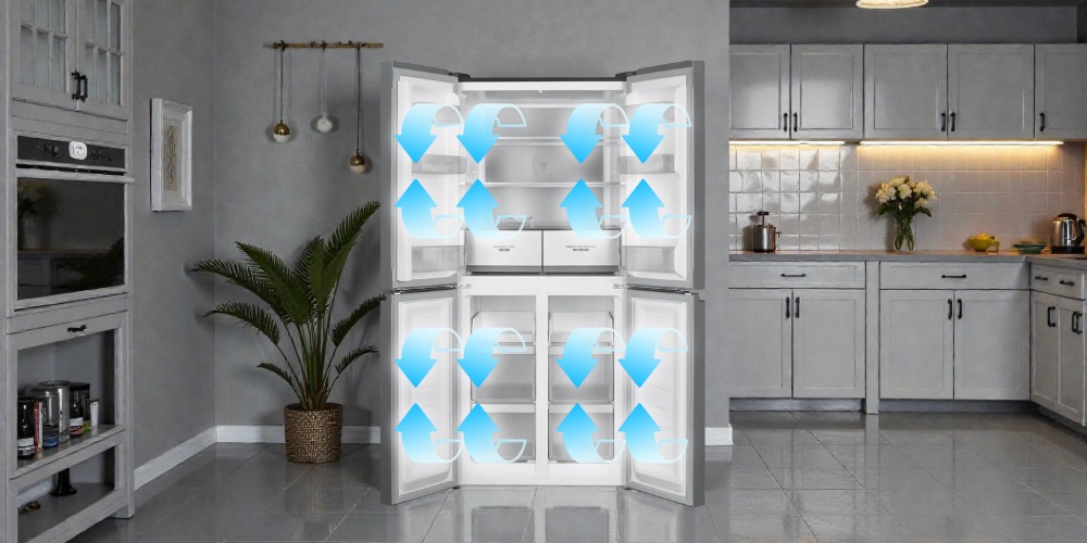 Sharp SJ-FXP560VG-BK hơi lạnh đồng đều đến từng ngóc ngách