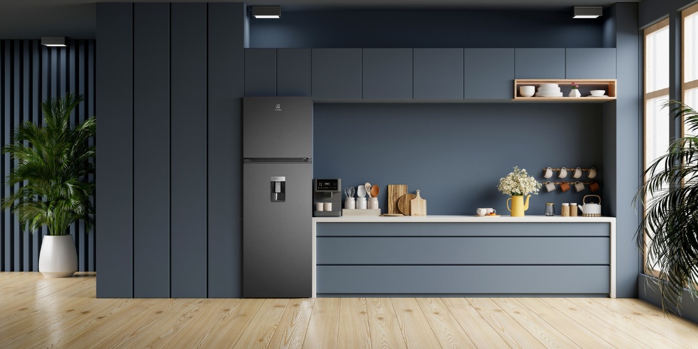 Tủ Lạnh Electrolux ETM3440L-B thiết kế ngăn đá trên