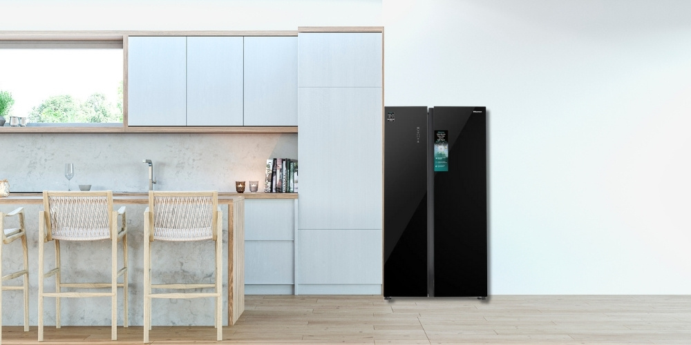 Tủ Lạnh Hisense Inverter 544 Lít RS708N4EBU sang trọng