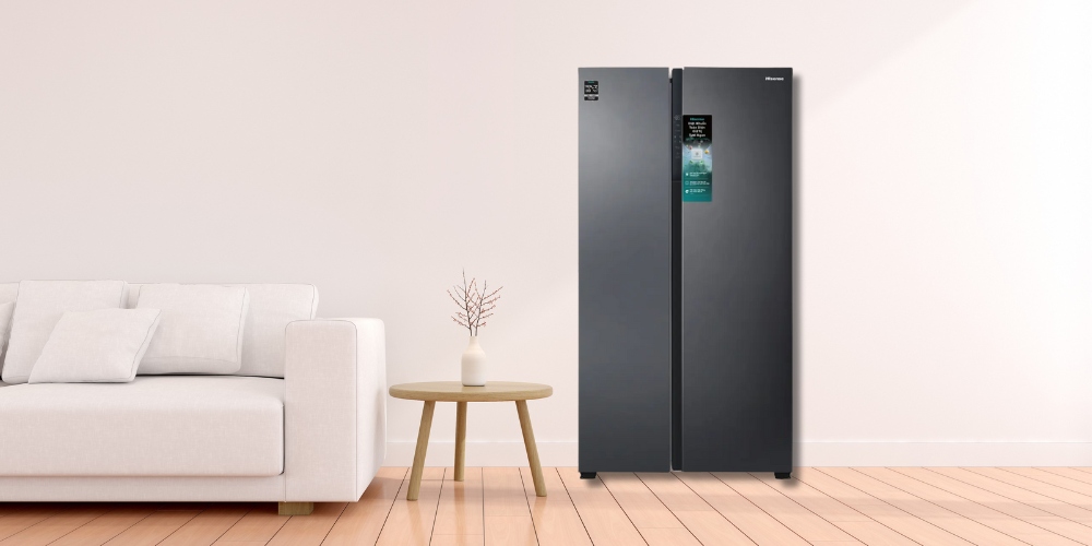 Tủ Lạnh Hisense RS708N4EBN có thiết kế Side by side
