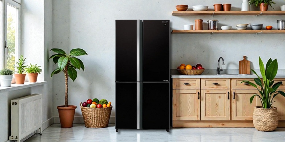 Tủ Lạnh Sharp SJ-FXPI700VG-BK hiện đại, sang trọng