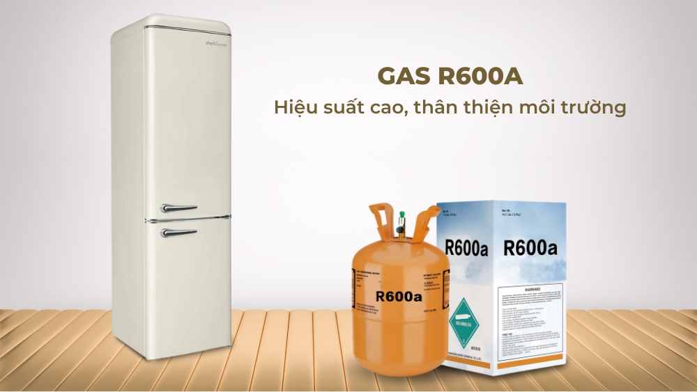 Tủ lạnh Simplehome sử dụng dòng gas R600a