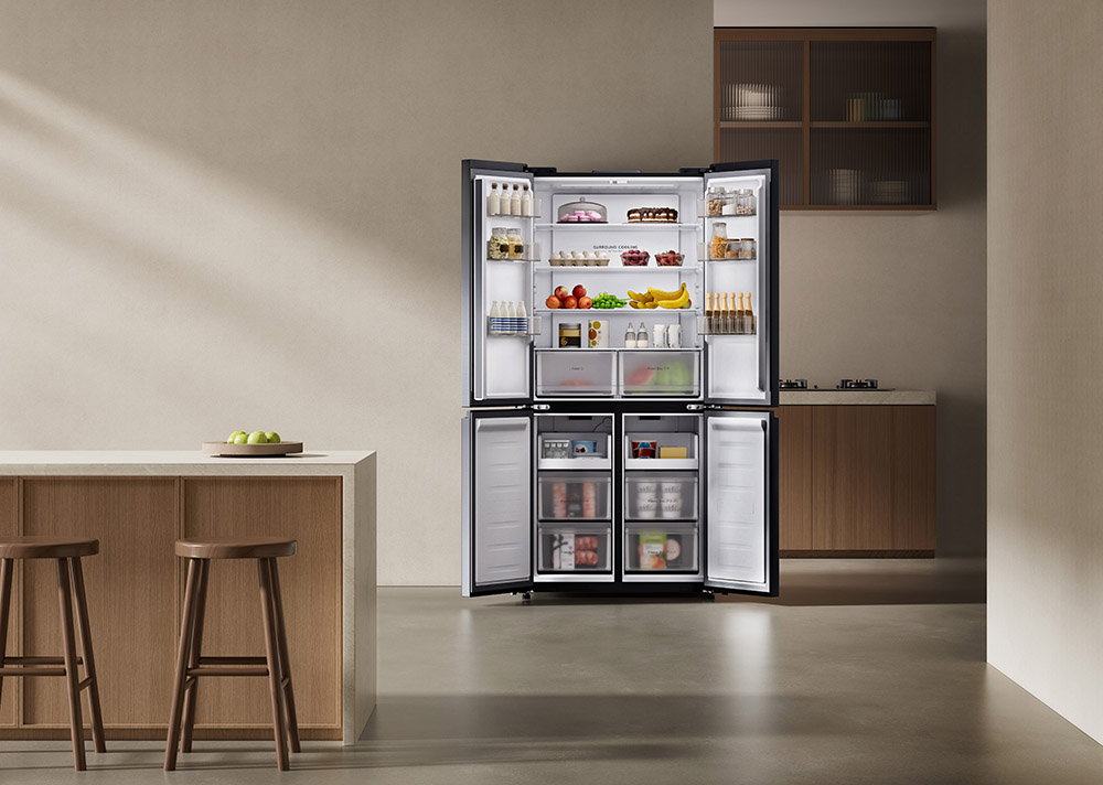Tủ Lạnh Xiaomi Inverter Mijia Cross Door VN chứa thoải mái cho gia đình đông người