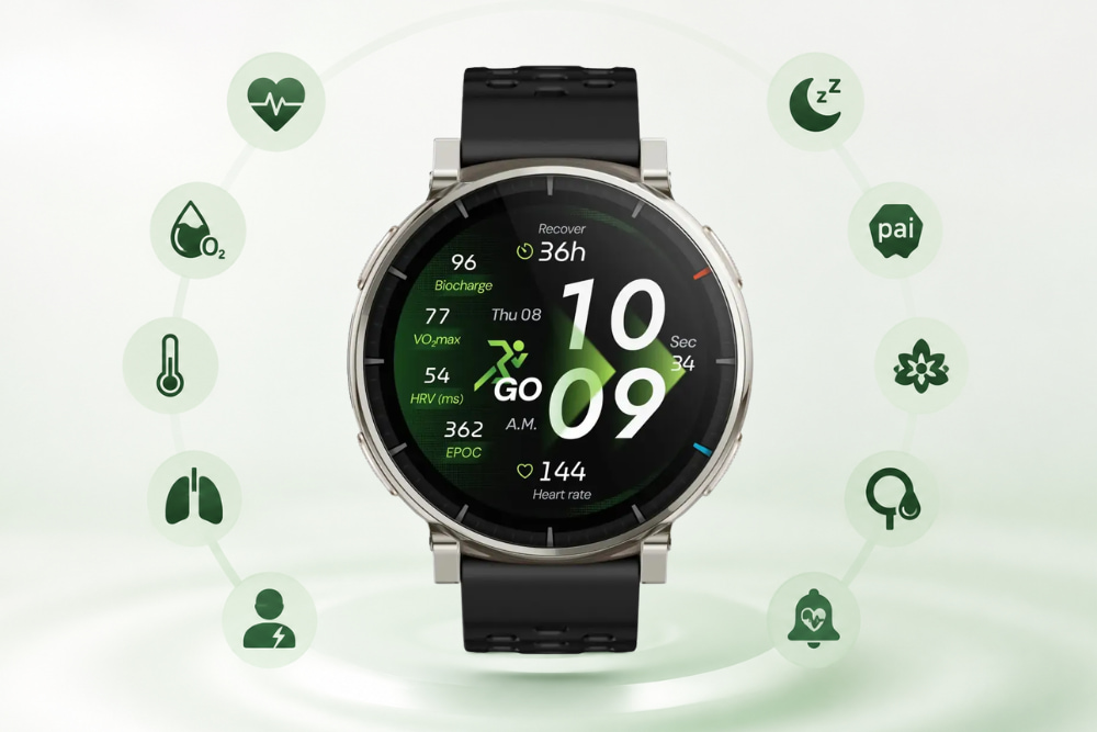  Amazfit Active 3 Premium theo dõi sức khỏe