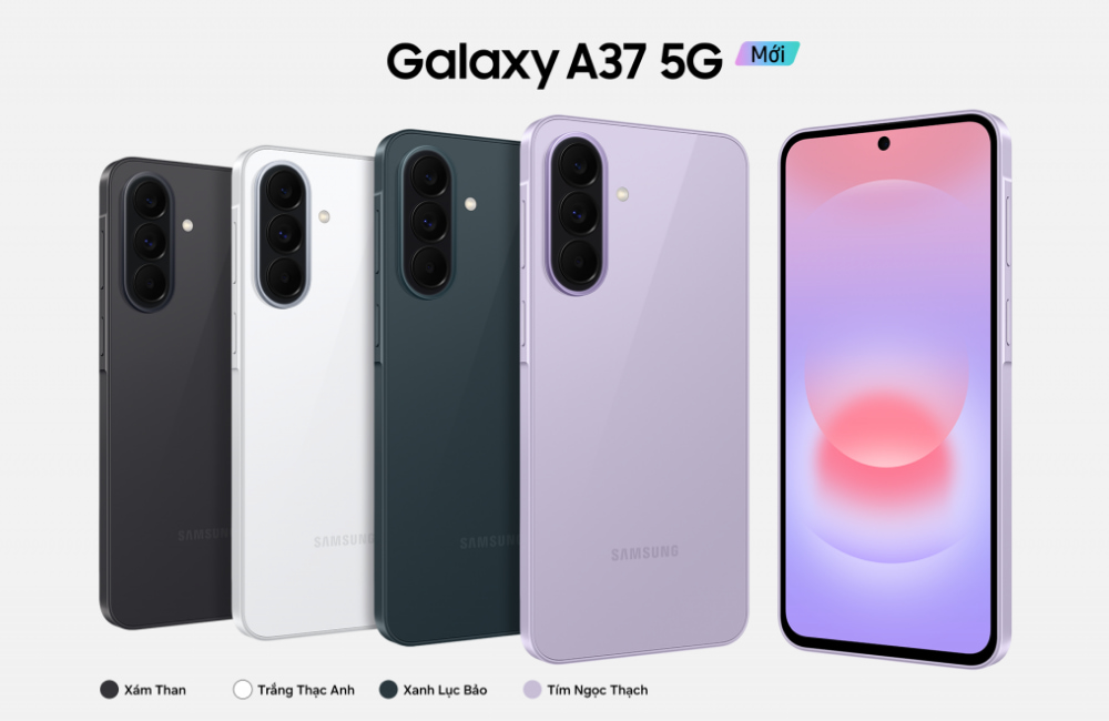 Các phiên bản màu trên Galaxy A37 5G 8GB 128GB