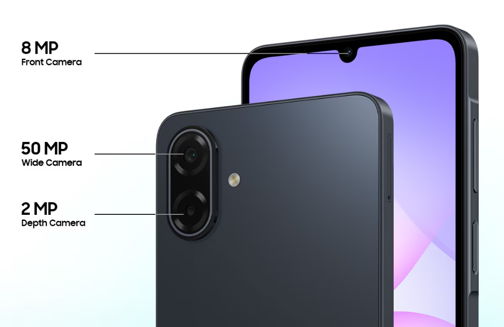 Camera trên Galaxy A07 5G 4GB 128GB