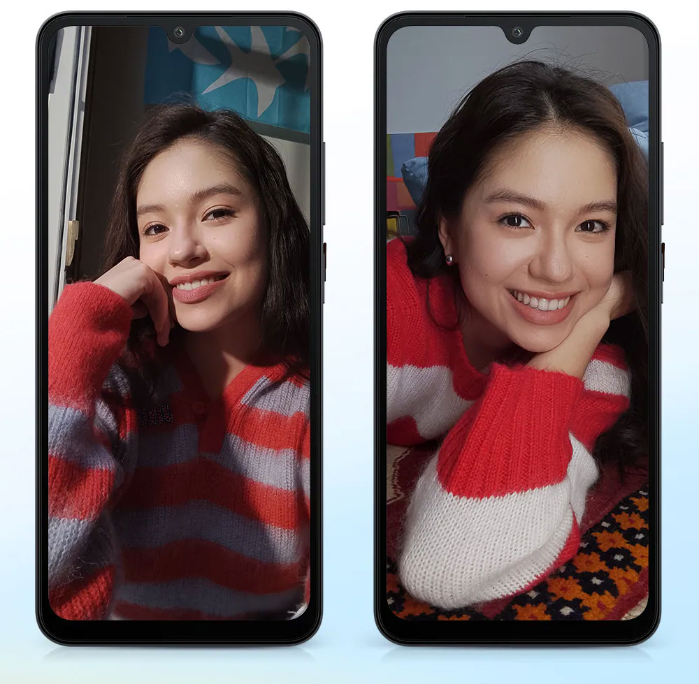 Camera 8MP tích hợp tính năng Làm đẹp, hỗ trợ selfie tự nhiên