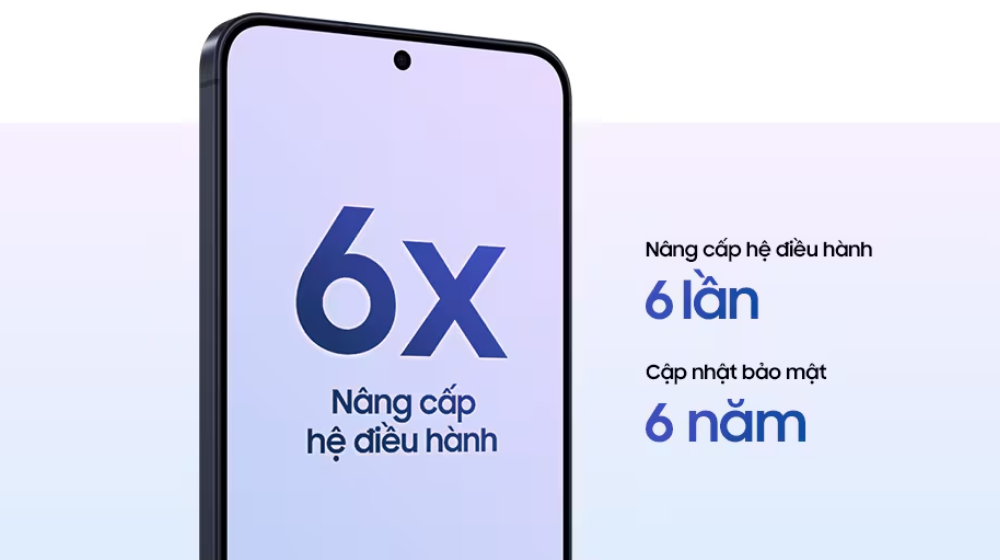 Galaxy A57 5G nâng cấp hệ điều hành và bảo mật lâu dài