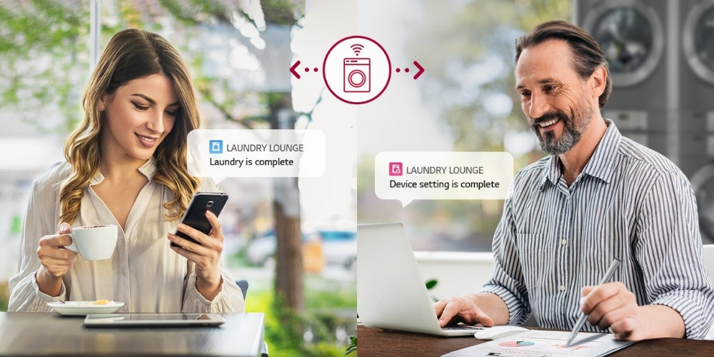 Điều khiển Máy Sấy CDG27RUQES từ xa qua LG Smart Solution