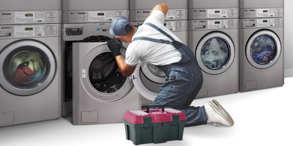 Máy Sấy 10.5 Kg CDG27RUQES dễ sửa chữa, bảo trì từ mặt trước