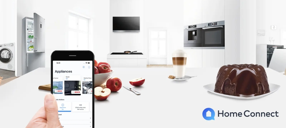 Máy Sấy Bơm Nhiệt WQB245B0SG điều khiển từ xa tiện lợi qua ứng dụng Home Connect