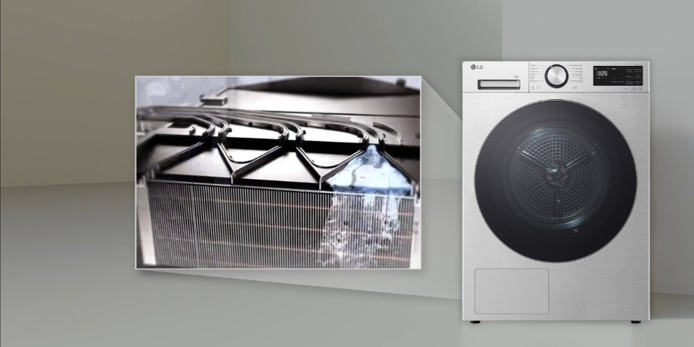 M&aacute;y Sấy Inverter 12 Kg RX12VHP5S1 tự động l&agrave;m sạch bộ ngưng tụ