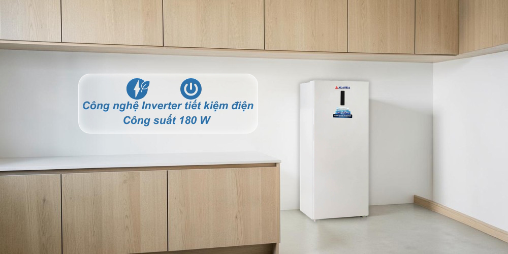Tủ Đông Alaska Inverter IFI-390N giảm tiêu thụ điện và duy trì làm lạnh ổn định