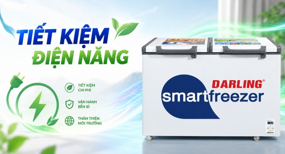 Tủ Đông Darling DMF-3699 WS-2 tiết kiệm đến điện năng