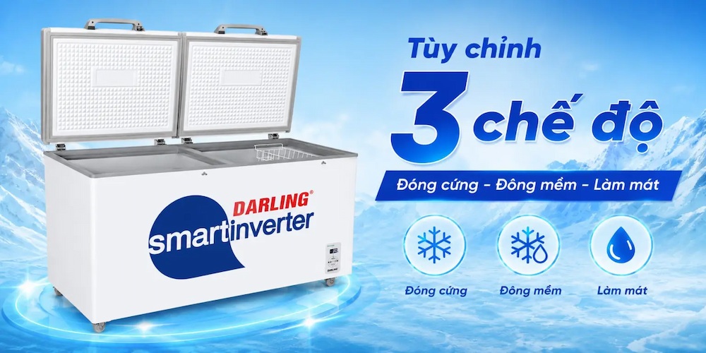 Tủ Đông DMF-8779ASI có 3 chế độ làm lạnh