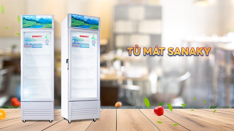 Tủ mát dung tích lớn phù hợp cửa hàng và gia đình