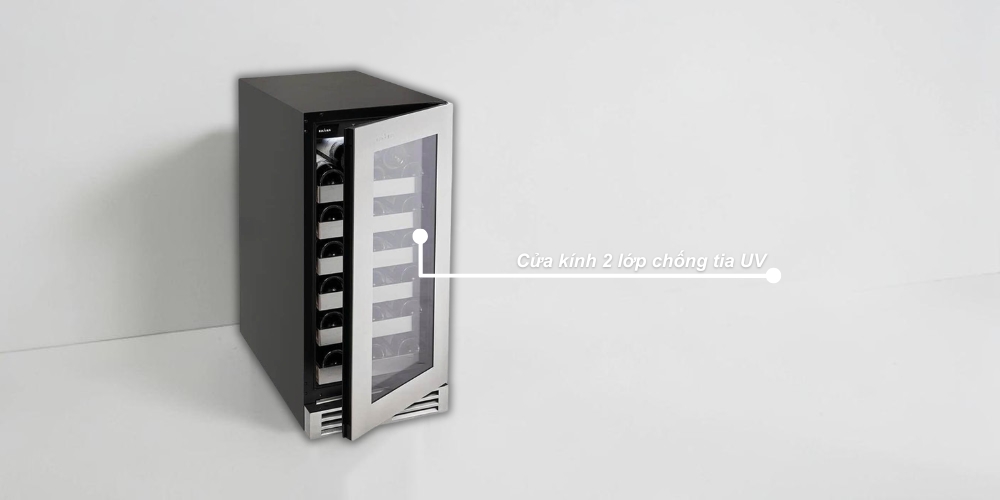 Tủ ướp rượu KN39WR hạn chế ảnh hưởng từ môi trường bên ngoài