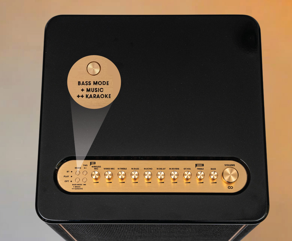 Bass Mode cho phép người dùng chuyển đổi giữa hai trạng thái