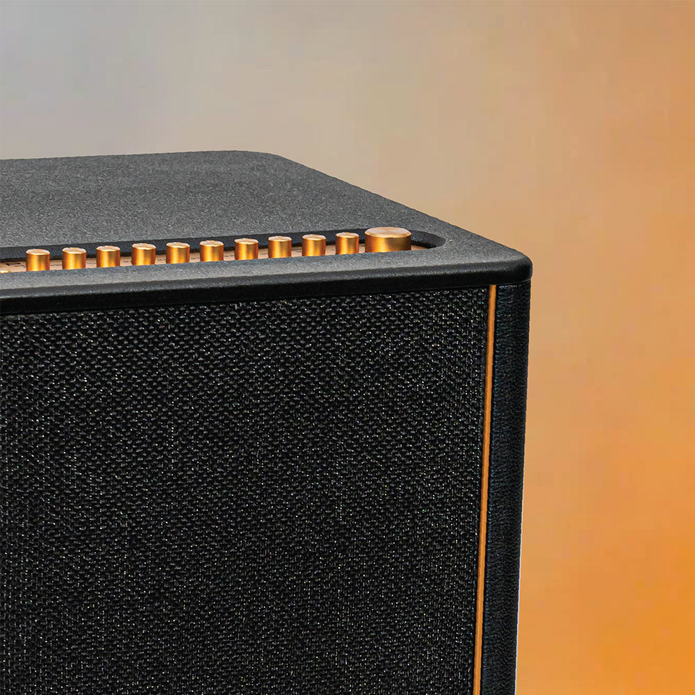 Thân loa với đường cong góc R loa Karaoke di động KADMA KF990S