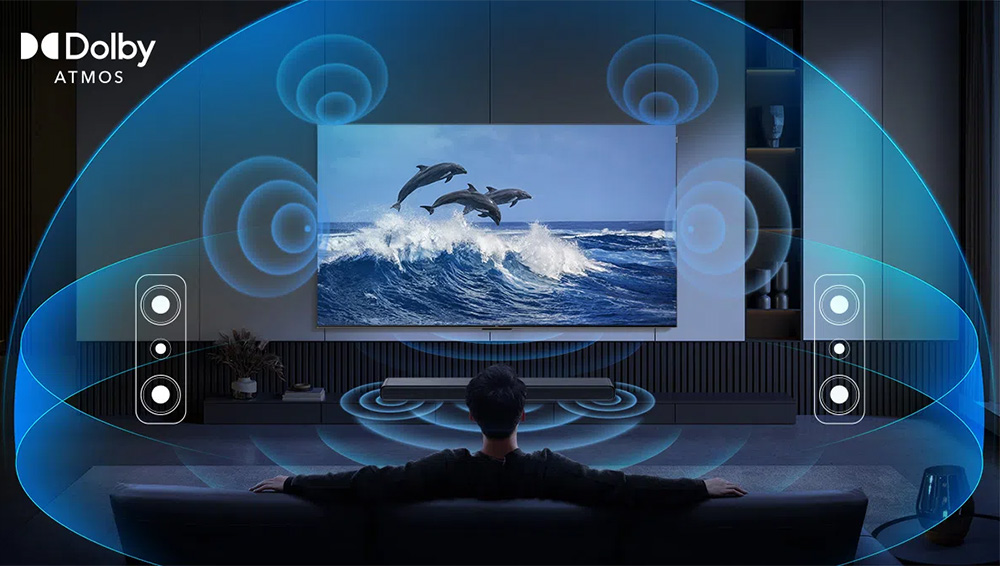 Loa thanh TCL Soundbar S45H hỗ trợ Dolby Atmos