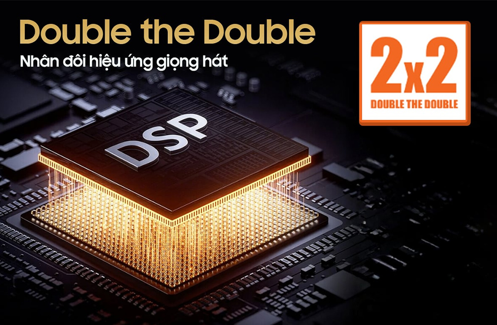 2x2 Double The Double loa Karaoke di động Acnos Flac 36 ULTIMATE màu đen