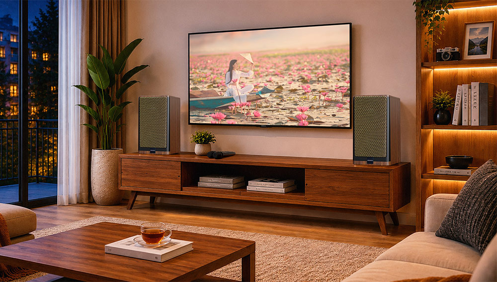 Thiết kế thanh lịch, dễ dàng lắp đặt và bố trí