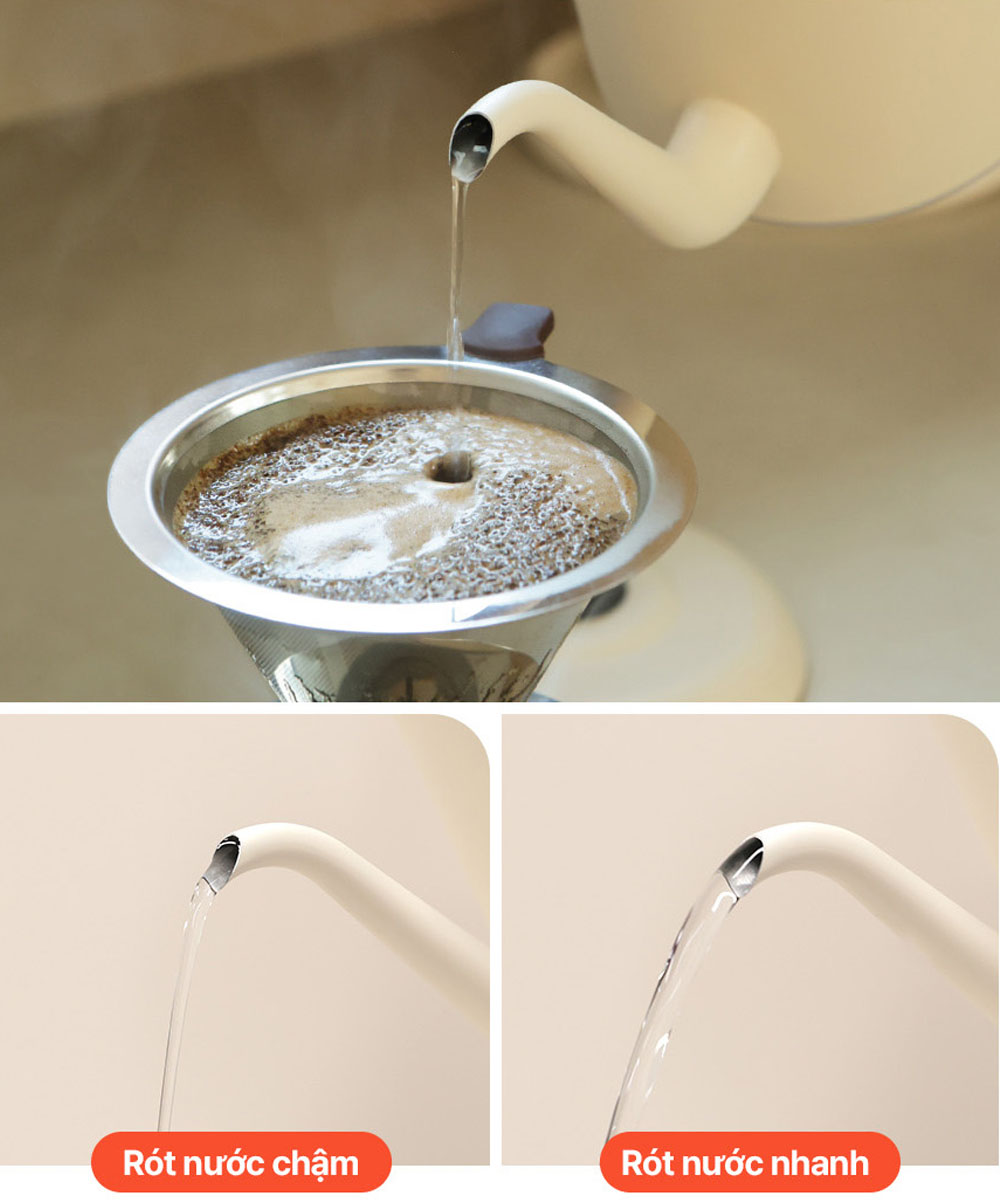 Vòi nước độc đáo của Ấm Đun Siêu Tốc Jenniferoom JRK-KT0801OM