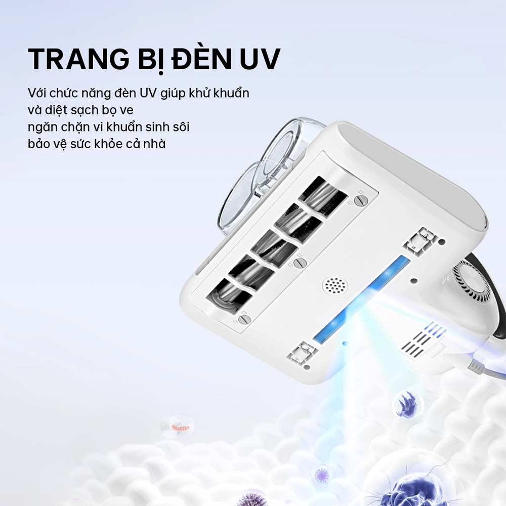 AQUA AQS-CMP105R(W)-VN trang bị hệ thống diệt khuẩn bằng tia UV