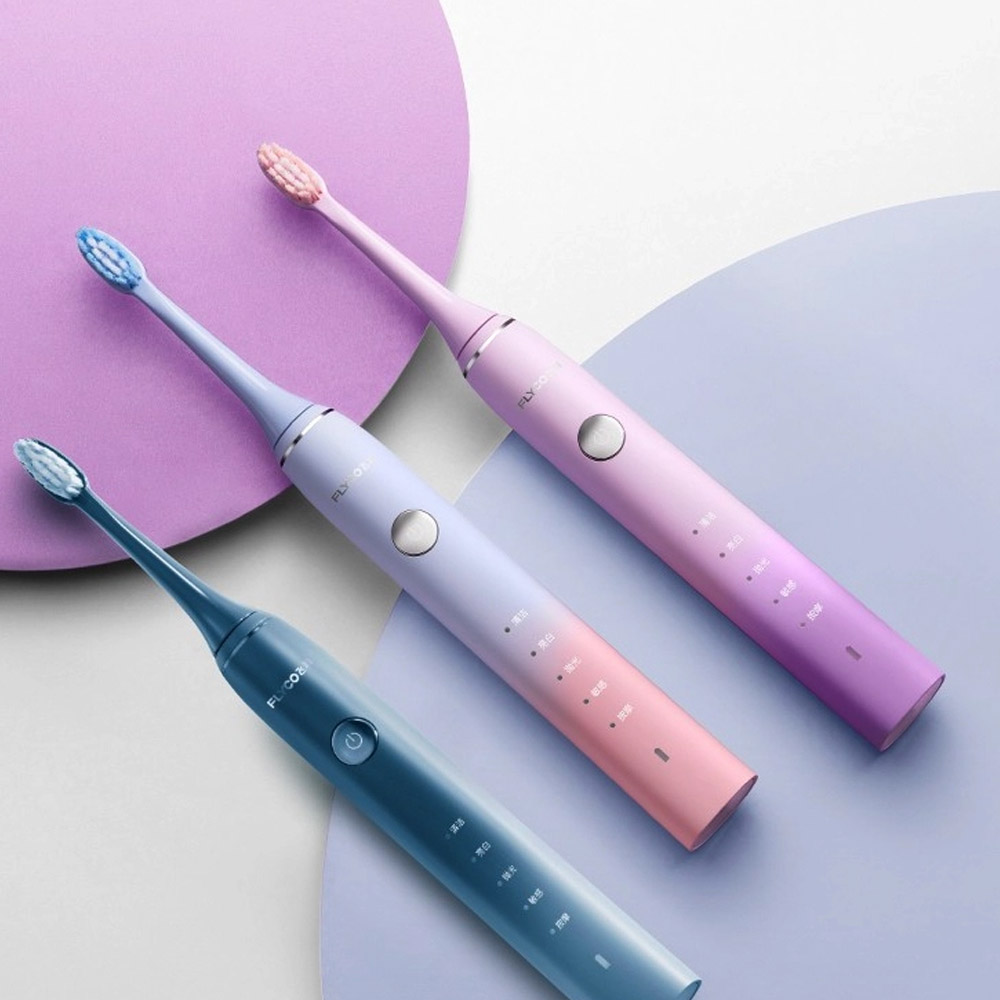 Bàn Chải Điện Flyco FT7105VN Màu Xanh có tần số 37500 nhịp/phút