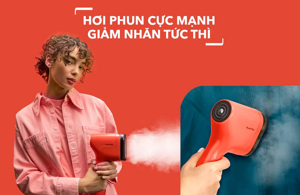 Hơi phun 20g/phút làm phẳng nếp nhăn nhanh chóng