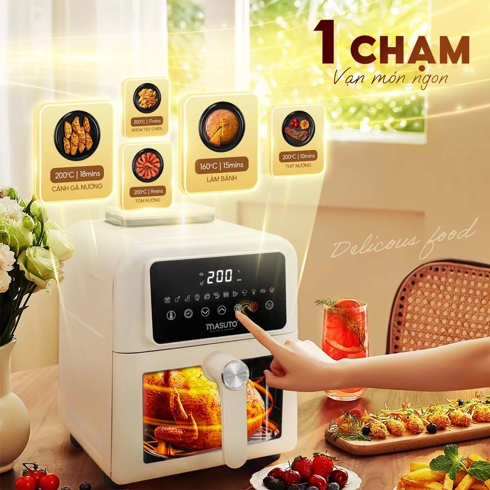 12 chương trình cài đặt sẵn dành cho các món ăn quen thuộc cho gia đình