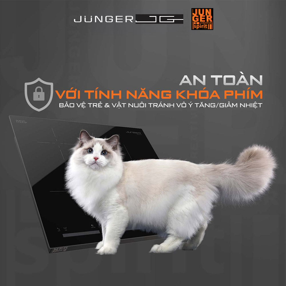 Bếp Điện Từ Ba Junger CEJ-300-IIF mang đến sự yên tâm khi sử dụng