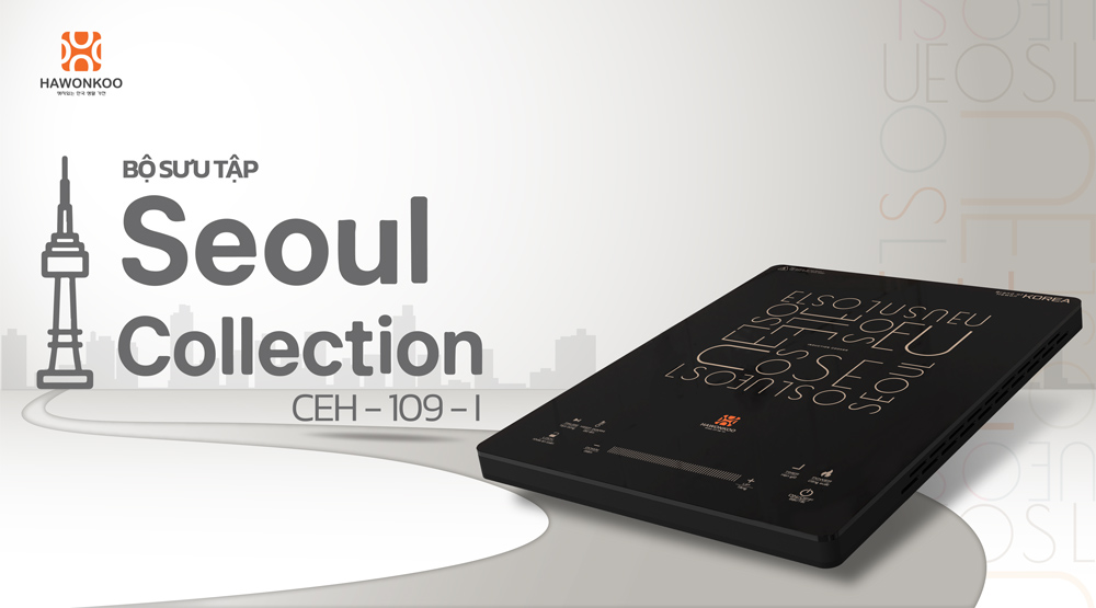 Bếp Điện Từ Đơn Hawonkoo SEOUL-CEH-109-I dễ dàng di chuyển 