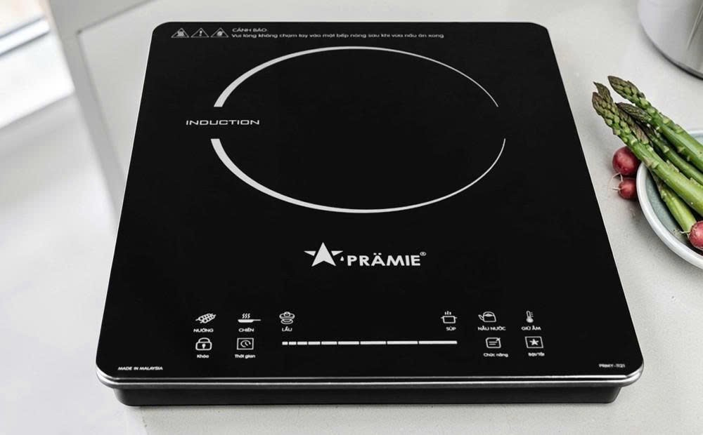 Bếp Điện Từ Đơn Pramie PRMY-1121 mang đến sự yên tâm 