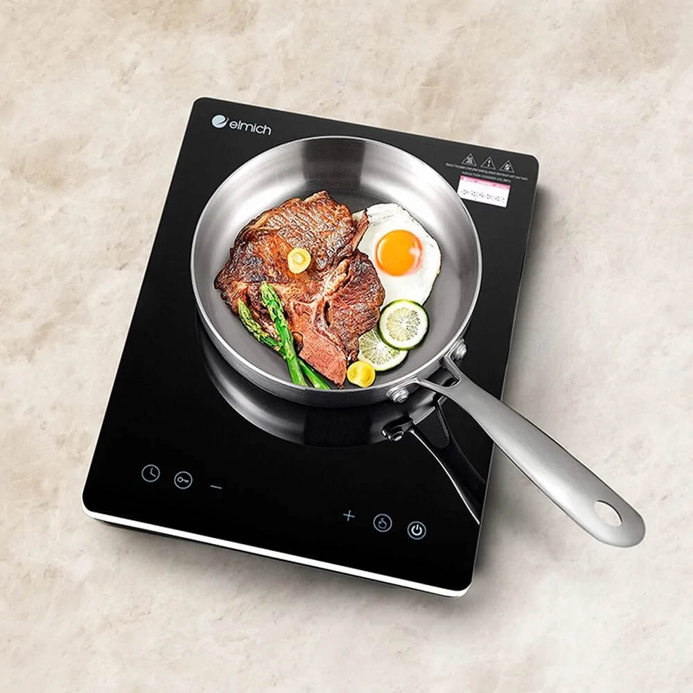 Bếp Điện Từ Elmich ICE-3874 sở hữu gam màu đen sang trọng