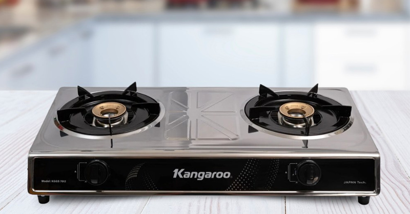 Bếp ga dương âm Kangaroo có kích thước gọn gàng