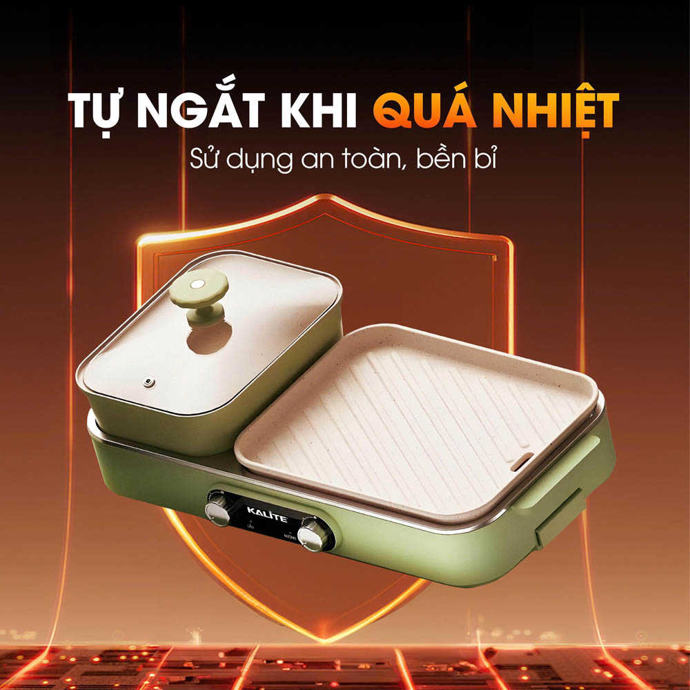 Chức năng tự ngắt khi quá nhiệt đảm bảo an toàn