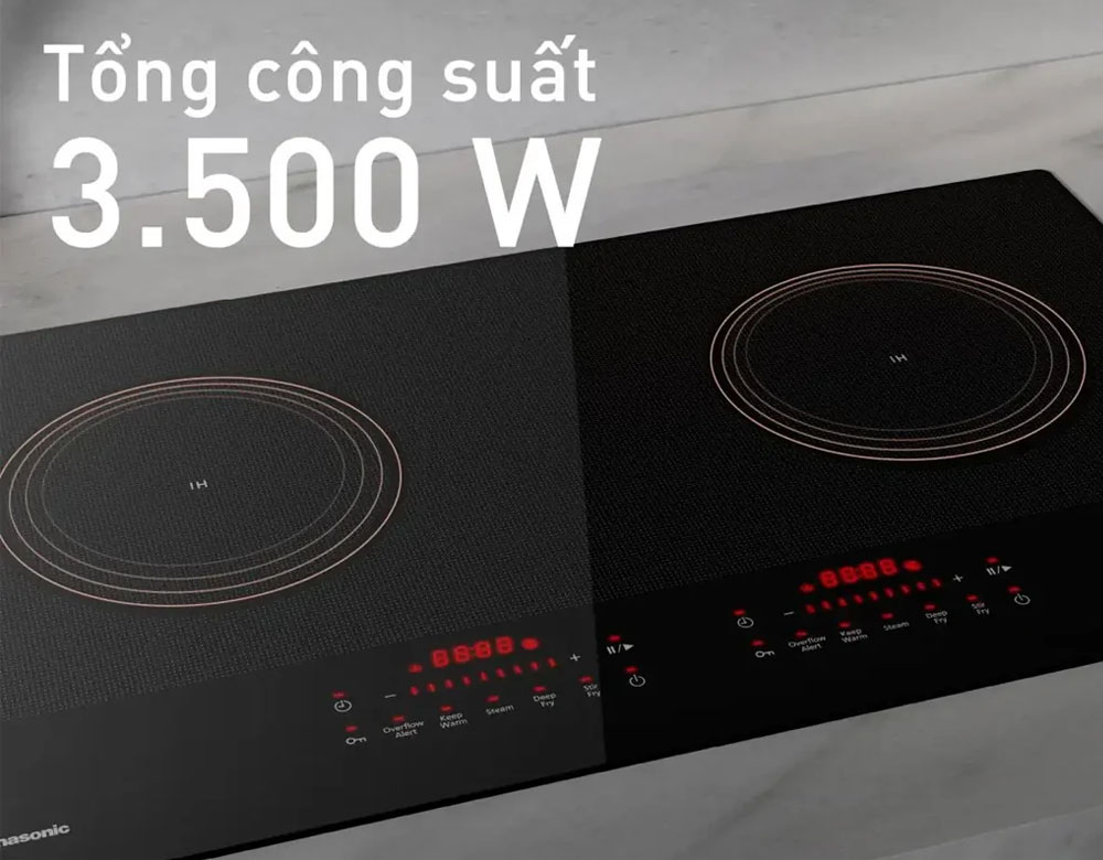 Bếp Từ Đôi Panasonic KY-H1WZ70KRA hỗ trợ nấu ăn nhanh chóng