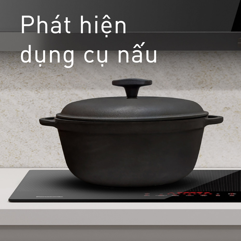 Tính năng tự ngắt khi không có nồi tránh thất thoát điện năng 