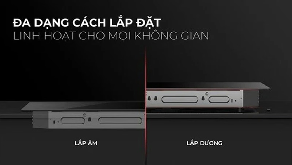 Bếp Từ Đôi Teka IBC 72026 MSS cho phép lắp dương và lắp âm