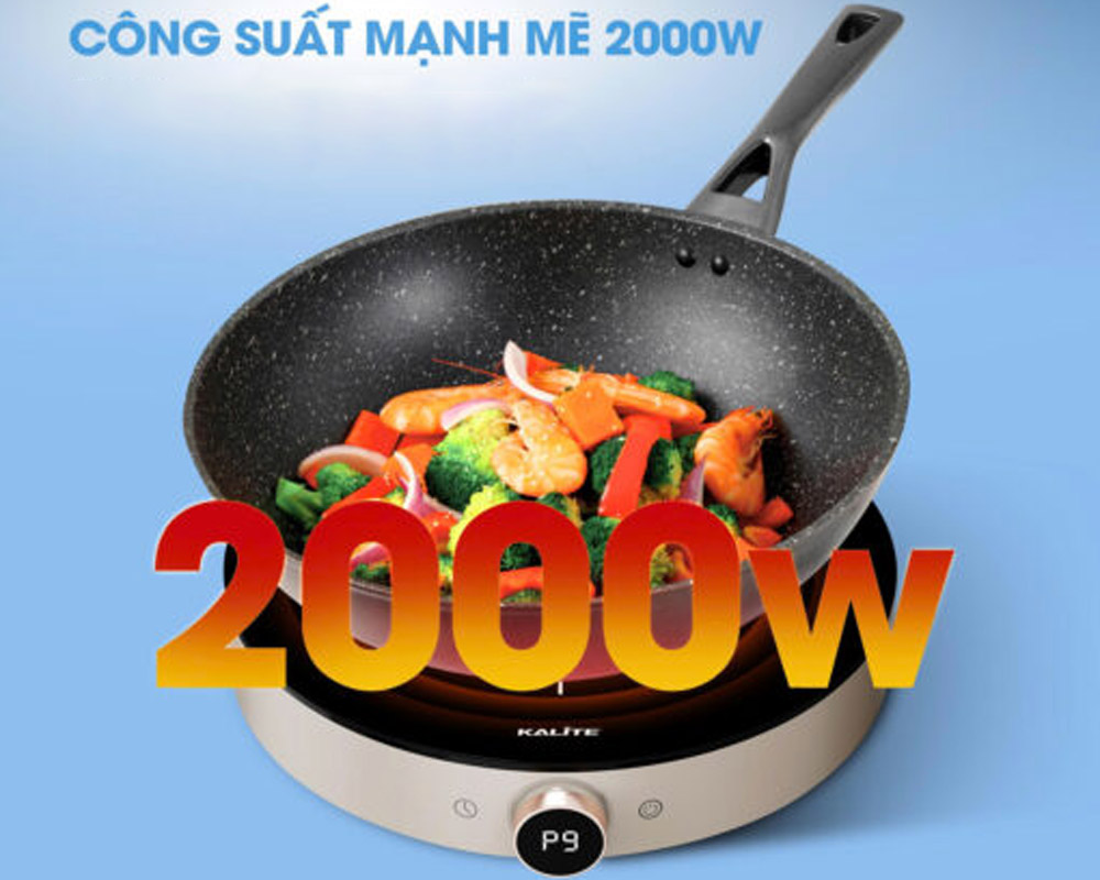 Bếp Từ Đơn Kalite Power S8 2000W nấu chín nhanh chóng