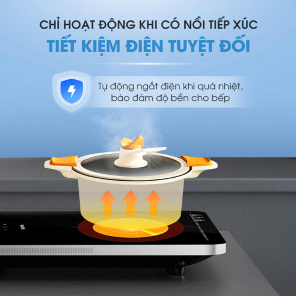 Công nghệ nhận diện nồi thông minh giảm hao phí năng lượng