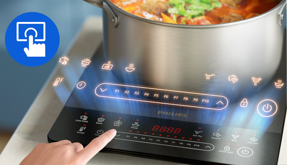 Bảng điều khiển cảm ứng mang đến trải nghiệm sử dụng nhanh nhạy