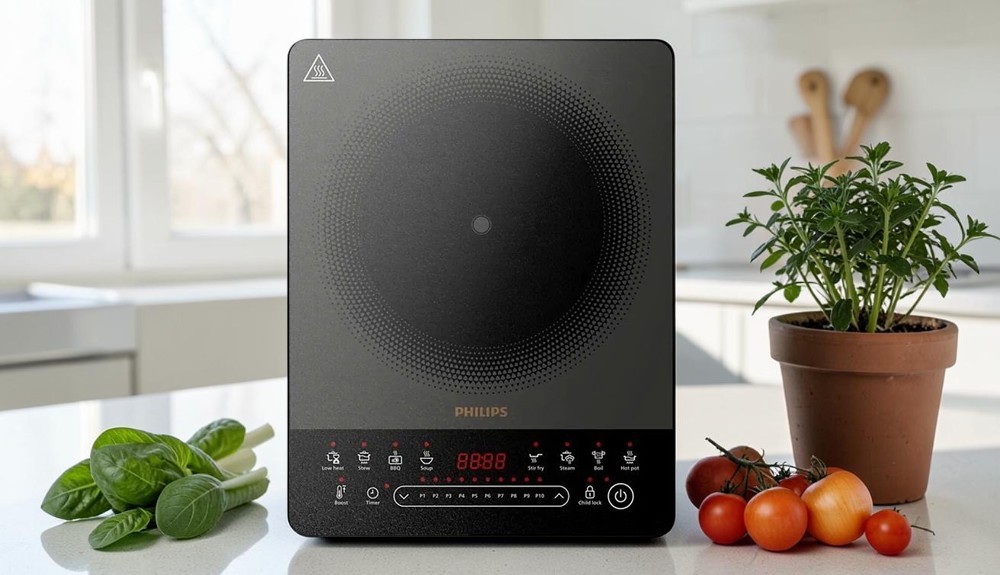 Bếp Từ Đơn Philips HD5850/90 mang đến trải nghiệm nấu tiện lợi mỗi ngày 