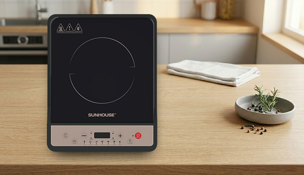 Tính năng hẹn giờ tắt tối đa 3 giờ giúp chủ động kiểm soát thời gian nấu