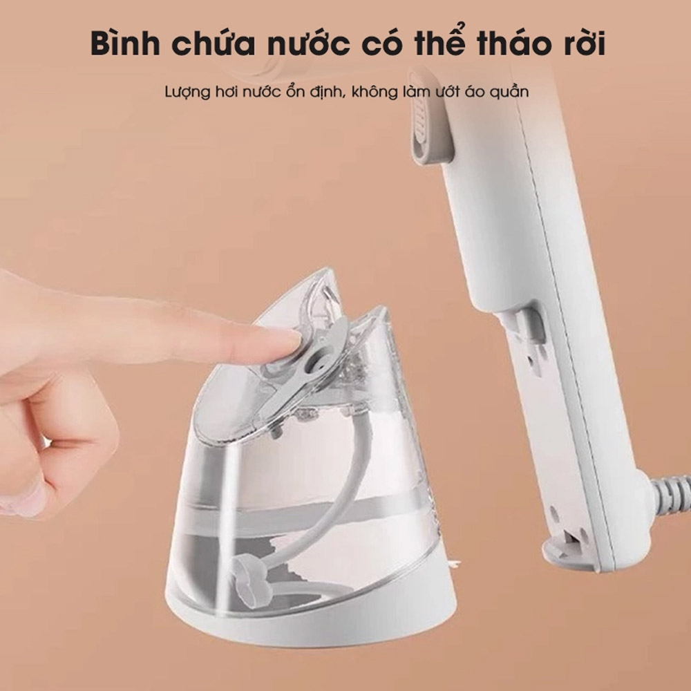Bàn Ủi Hơi Nước Aqua AQS-SH2502R(W)-VN sở hữu bình chứa nước 250ml