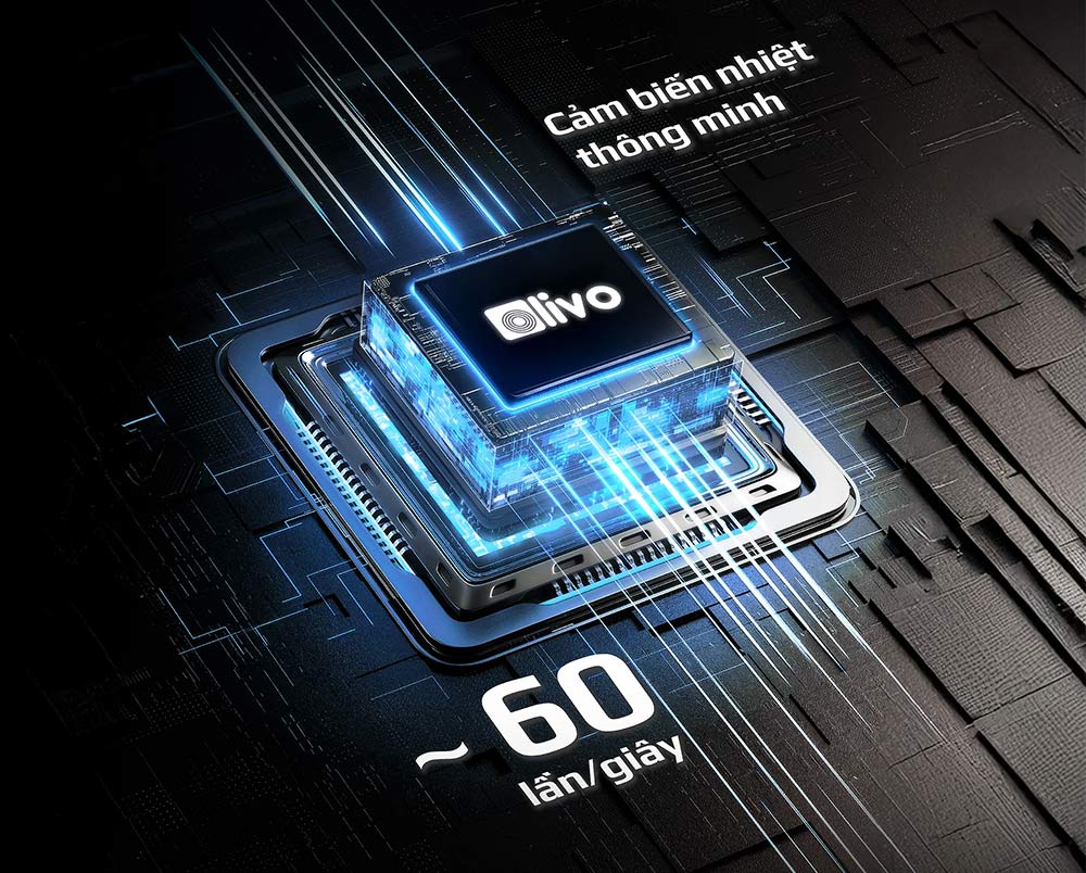 Cảm biến nhiệt thông minh bảo vệ tóc